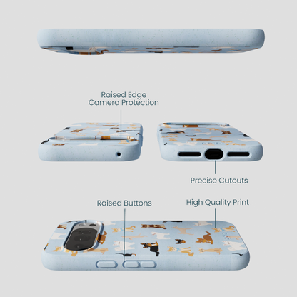 Powder Blue Chihuahua Charms Google Pixel 10/10 Pro Case