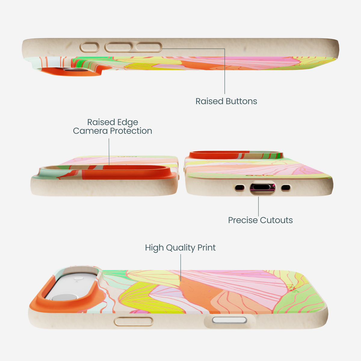 Seashell Chromatic Peaks iPhone Air Case