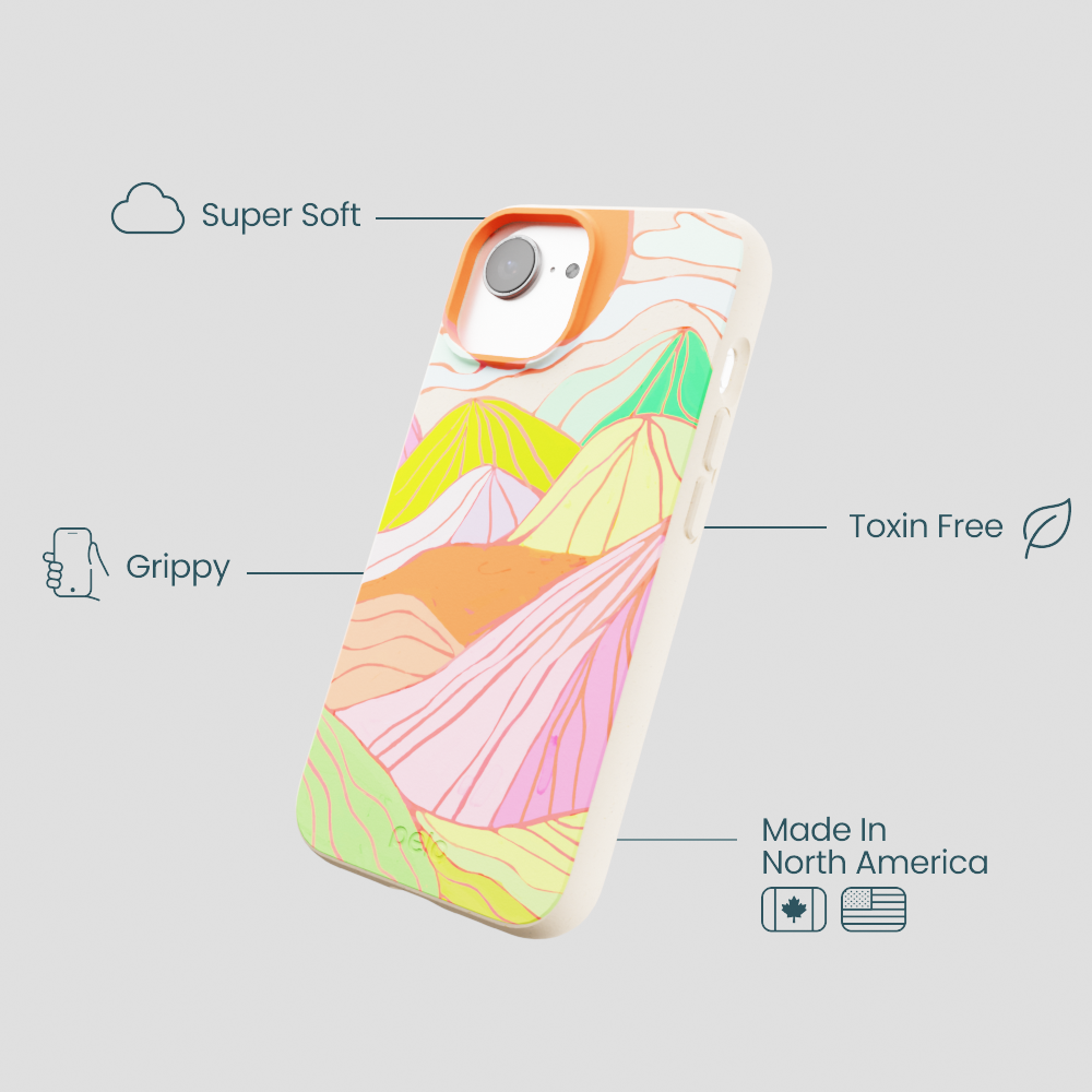 Seashell Chromatic Peaks iPhone 16e/17e Case