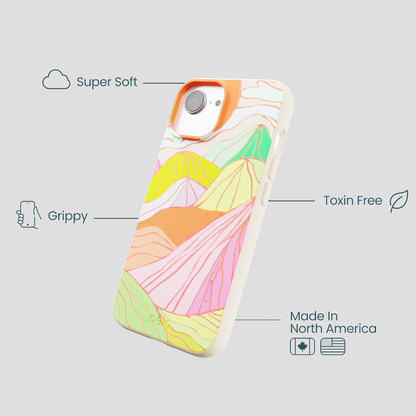 Seashell Chromatic Peaks iPhone 16e/17e Case
