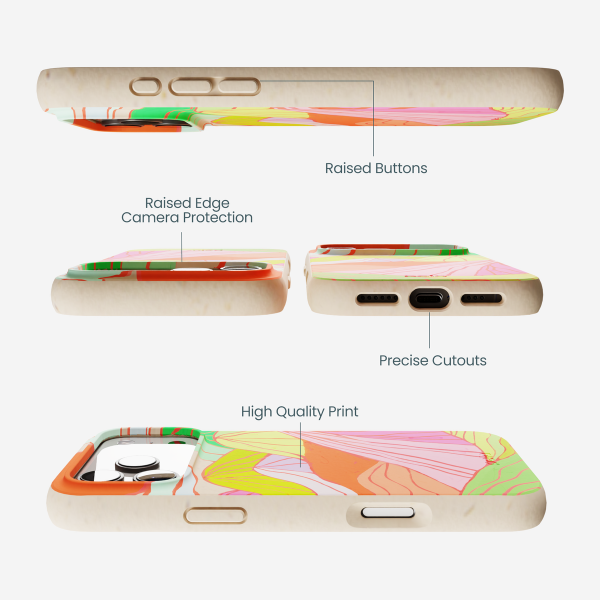 Seashell Chromatic Peaks iPhone 17 Pro Max Case