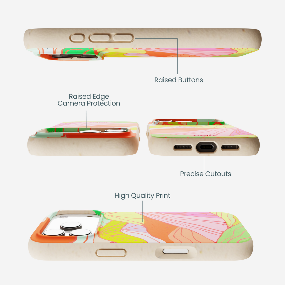 Seashell Chromatic Peaks iPhone 17 Pro Case