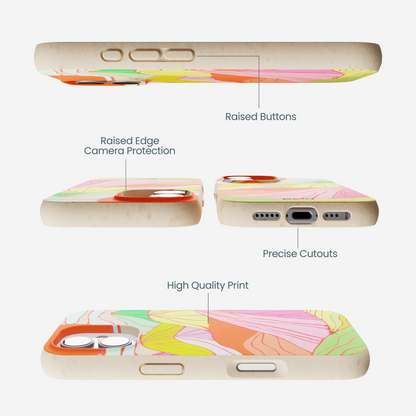 Seashell Chromatic Peaks iPhone 17 Case