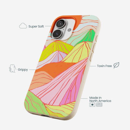 Seashell Chromatic Peaks iPhone 17 Case