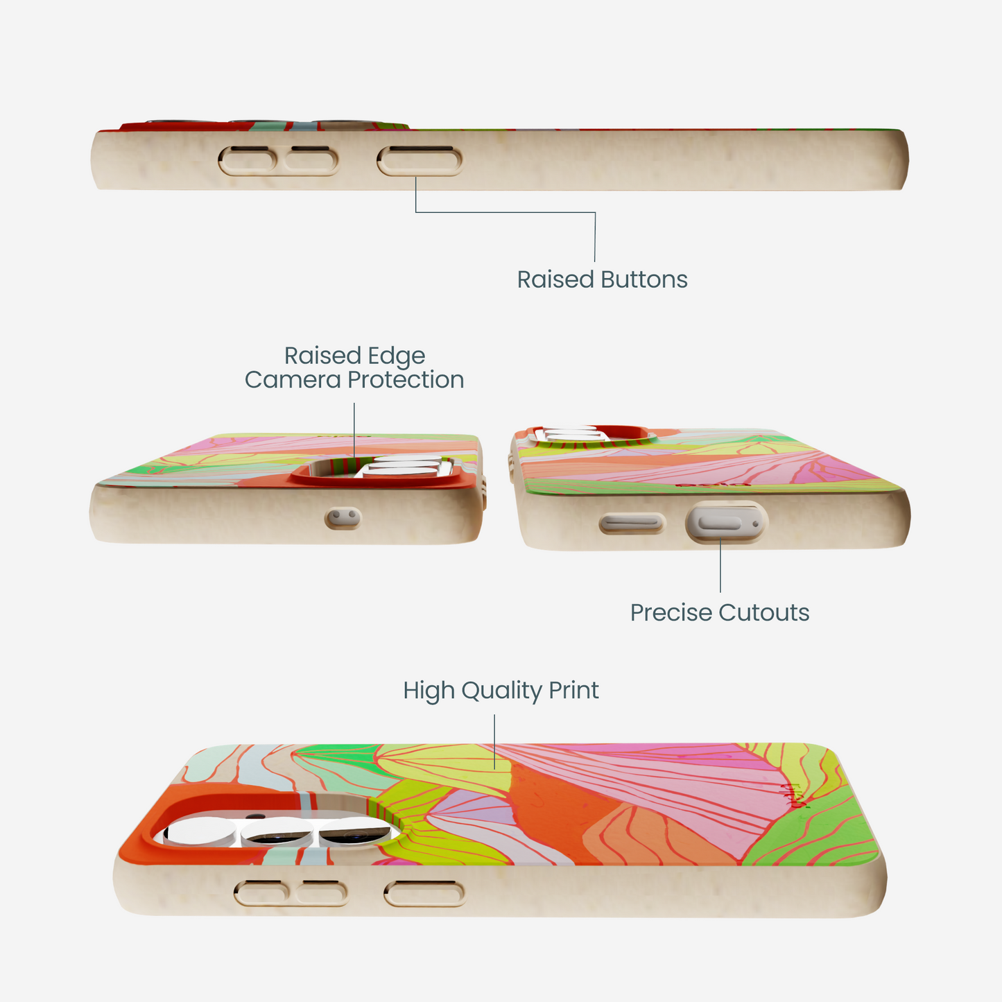Seashell Chromatic Peaks Samsung Galaxy S26 Case