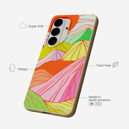 Seashell Chromatic Peaks Samsung Galaxy S26 Case