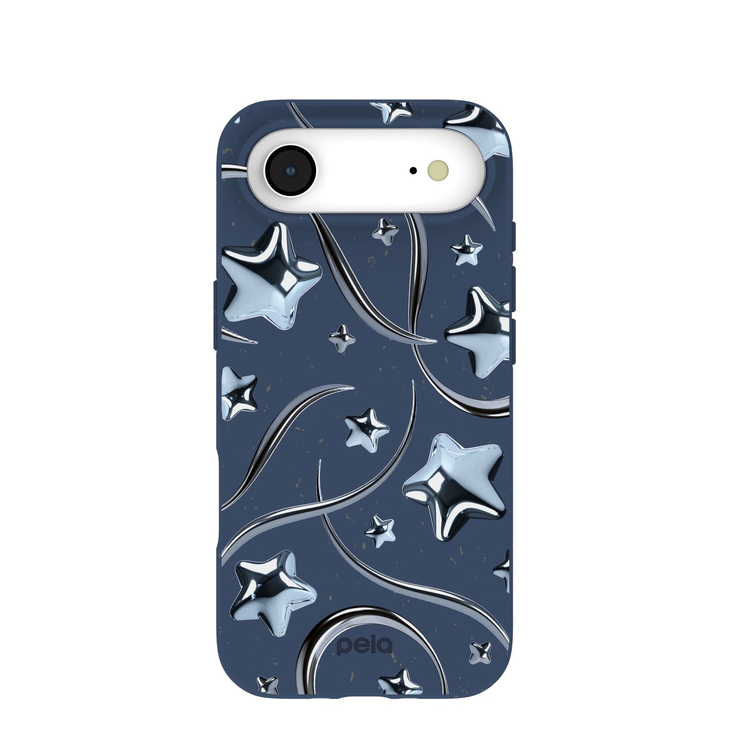 Navy Blue Chrome Stars iPhone Air Case