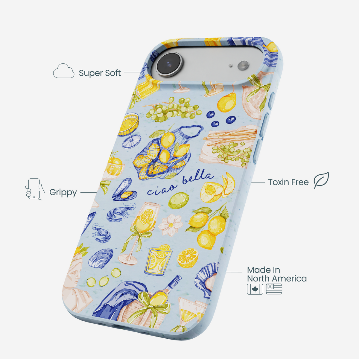 Powder Blue Ciao Bella iPhone Air Case