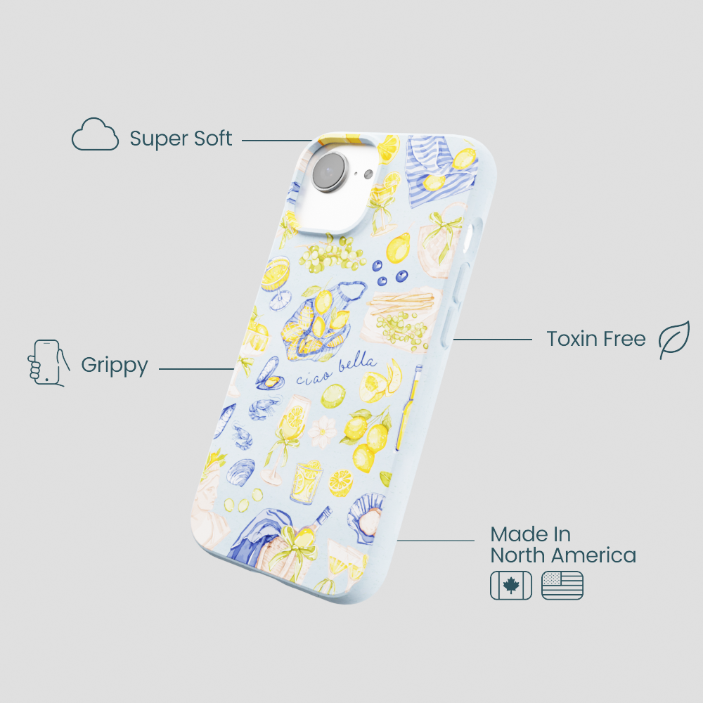 Powder Blue Ciao Bella iPhone 16e/17e Case