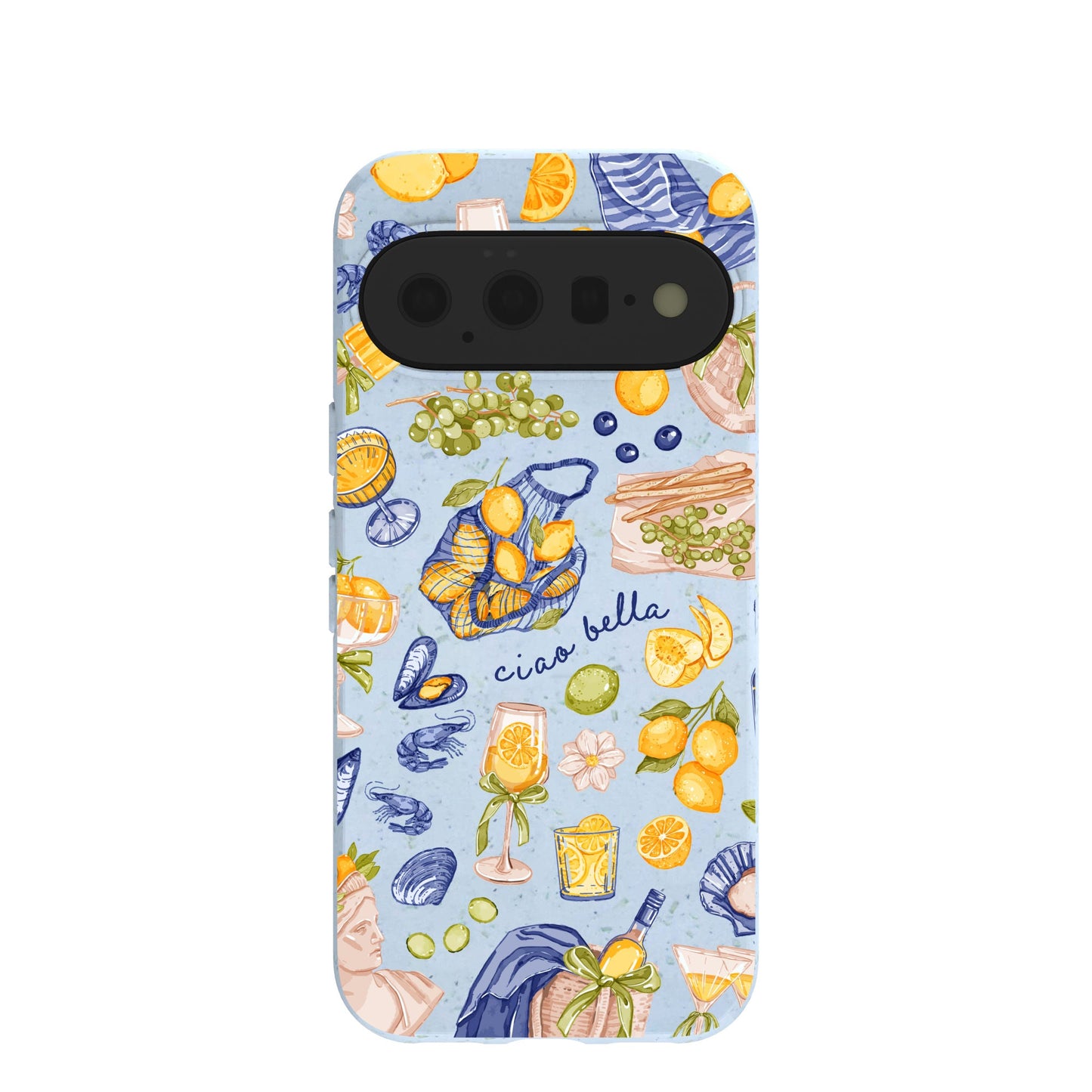 Powder Blue Ciao Bella Google Pixel 11 Case
