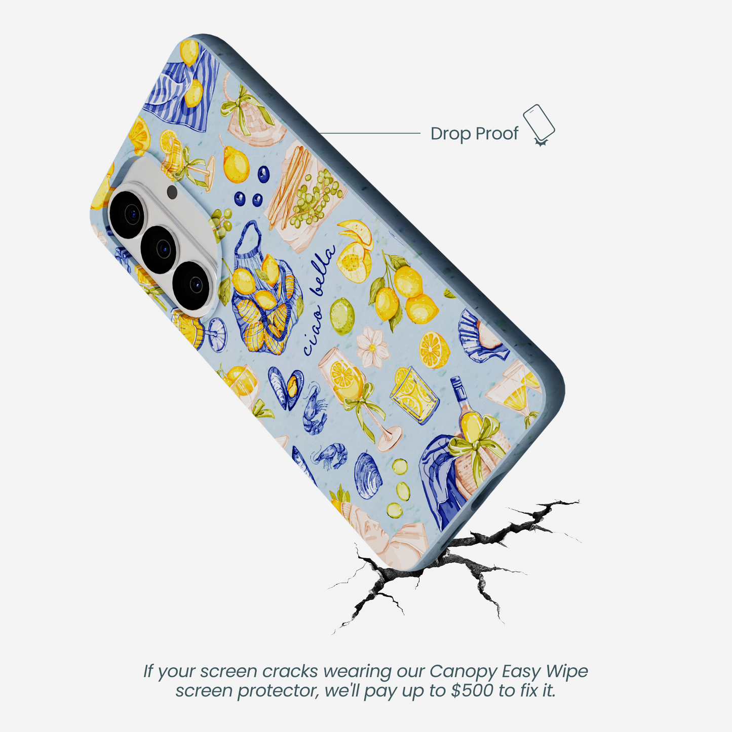Powder Blue Ciao Bella Samsung Galaxy S26 Case