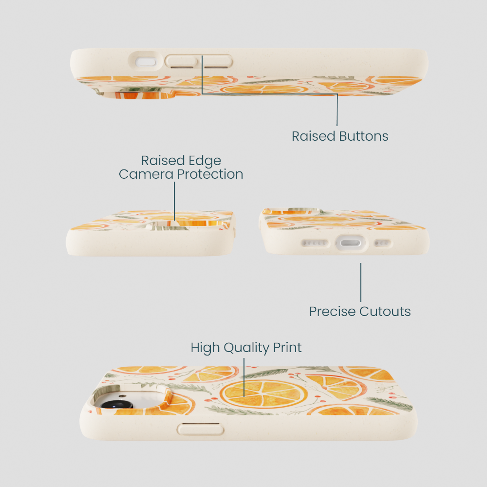 Seashell Citrus Cheer iPhone 16e/17e Case