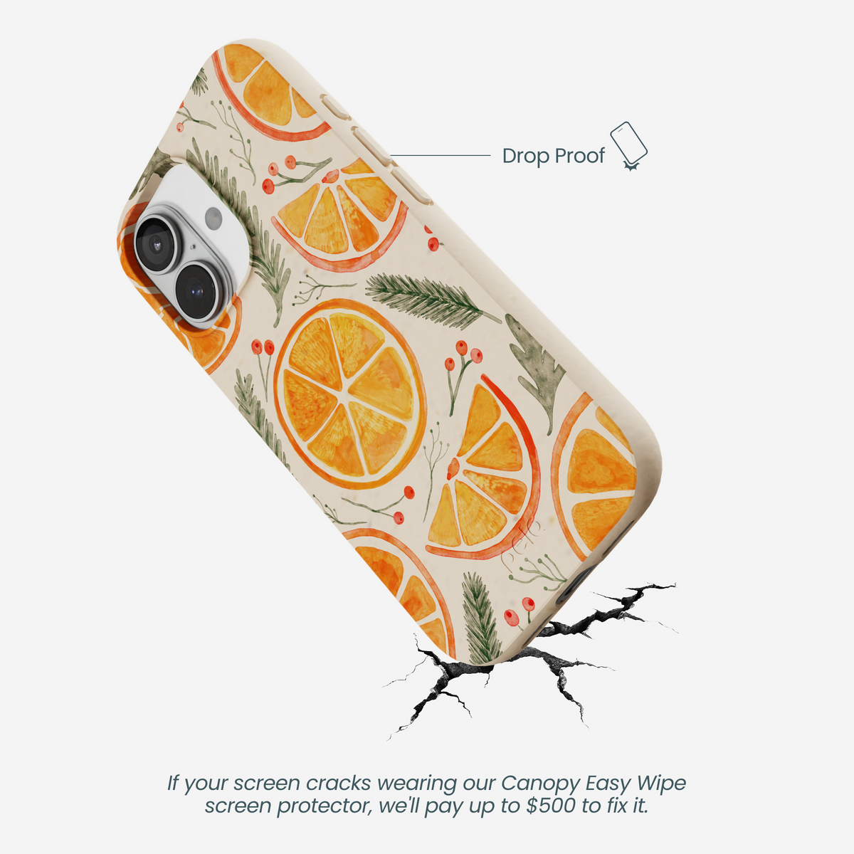 Seashell Citrus Cheer iPhone 17 Case
