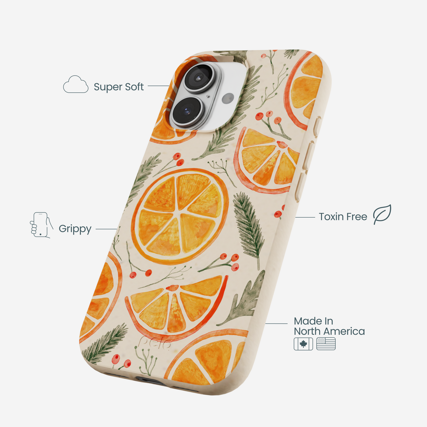 Seashell Citrus Cheer iPhone 17 Case