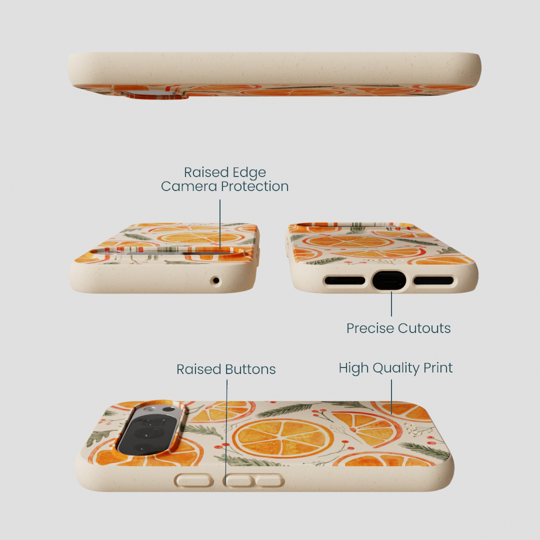 Seashell Citrus Cheer Google Pixel 10/10 Pro Case