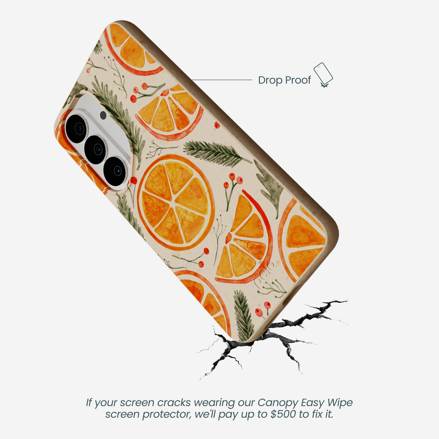 Seashell Citrus Cheer Samsung Galaxy S26 Case
