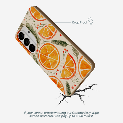 Seashell Citrus Cheer Samsung Galaxy S26 Case
