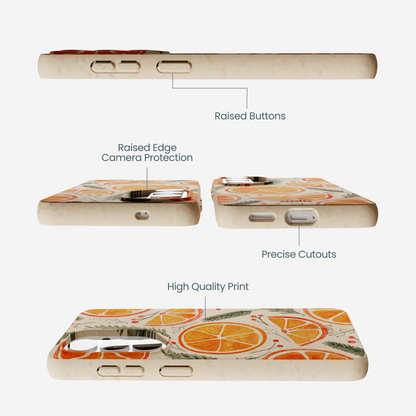 Seashell Citrus Cheer Samsung Galaxy S26 Case
