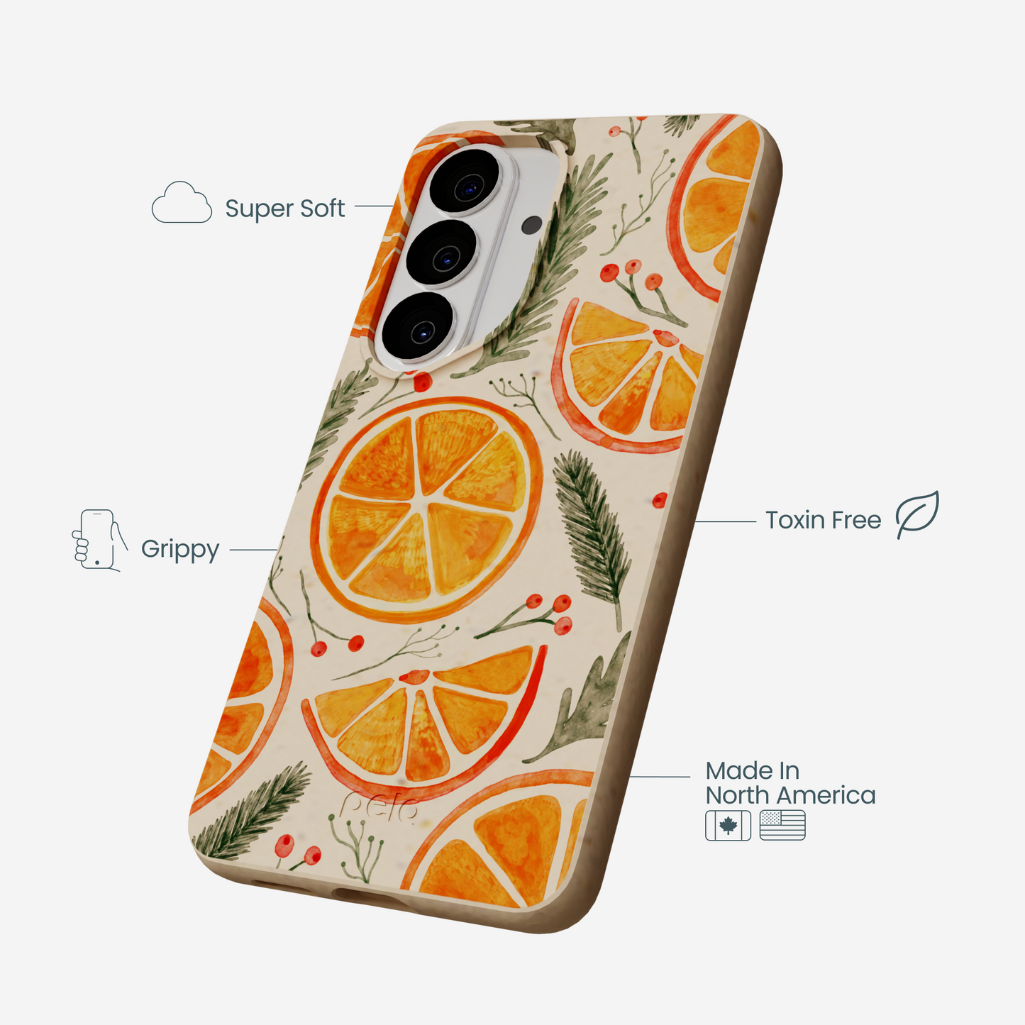 Seashell Citrus Cheer Samsung Galaxy S26 Case