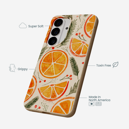 Seashell Citrus Cheer Samsung Galaxy S26 Case