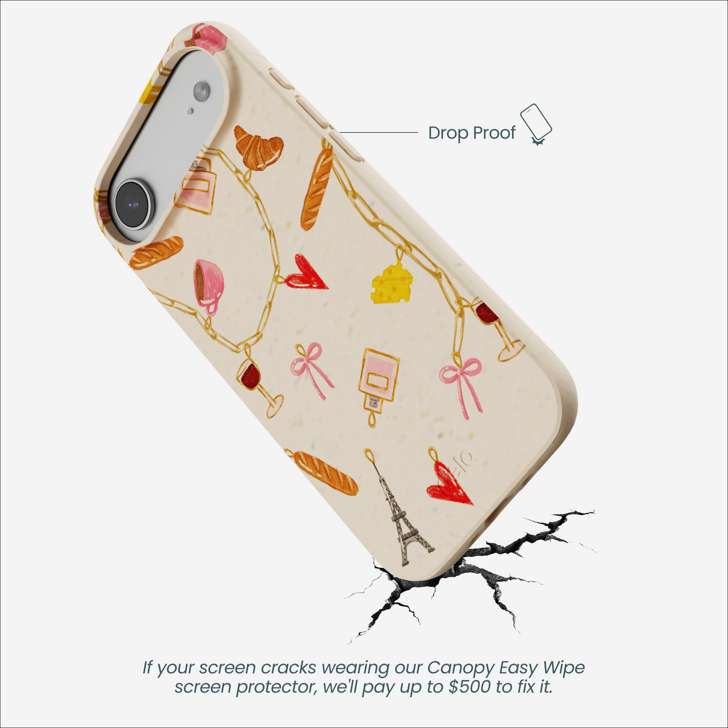 Seashell City of Love iPhone Air Case