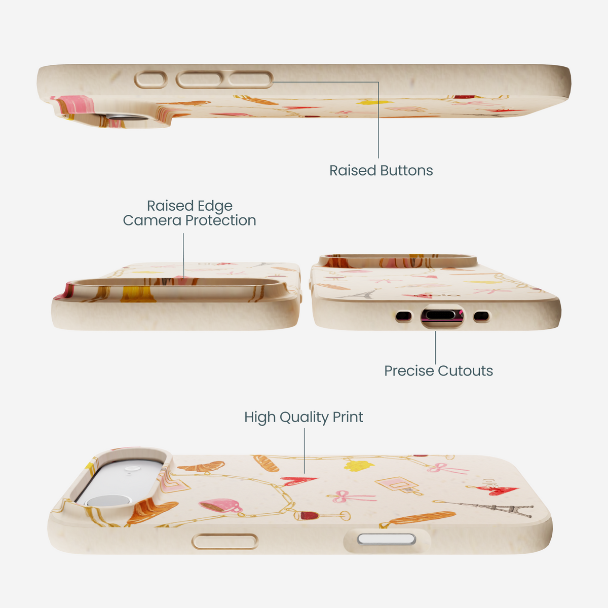 Seashell City of Love iPhone Air Case