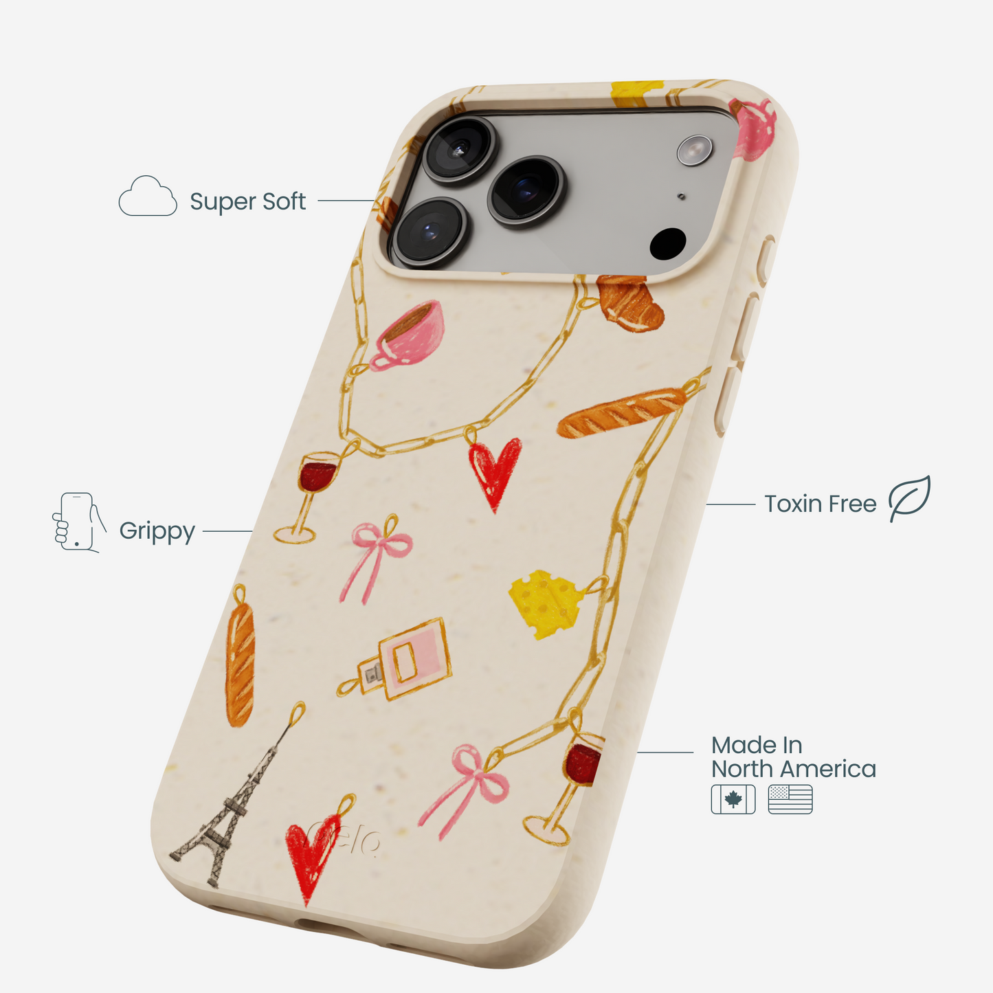 Seashell City of Love iPhone 17 Pro Max Case