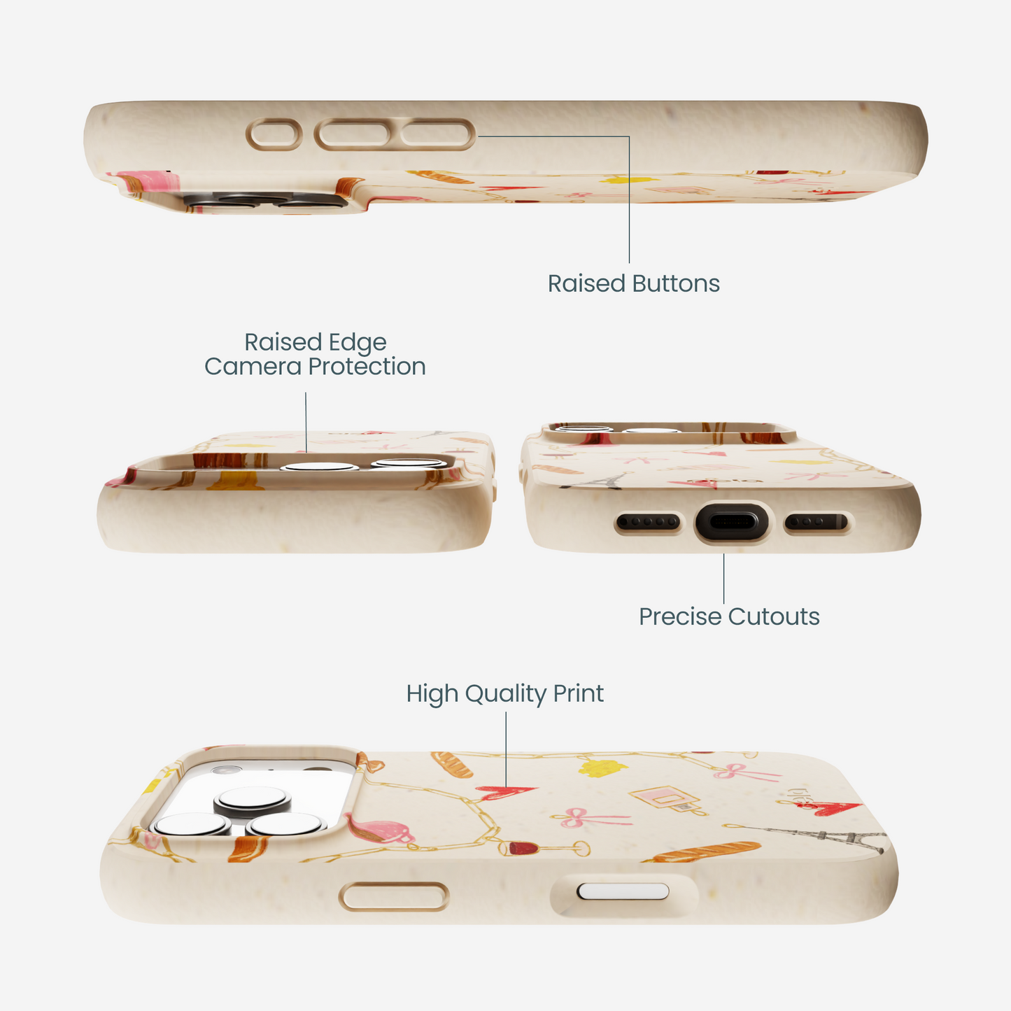 Seashell City of Love iPhone 17 Pro Case