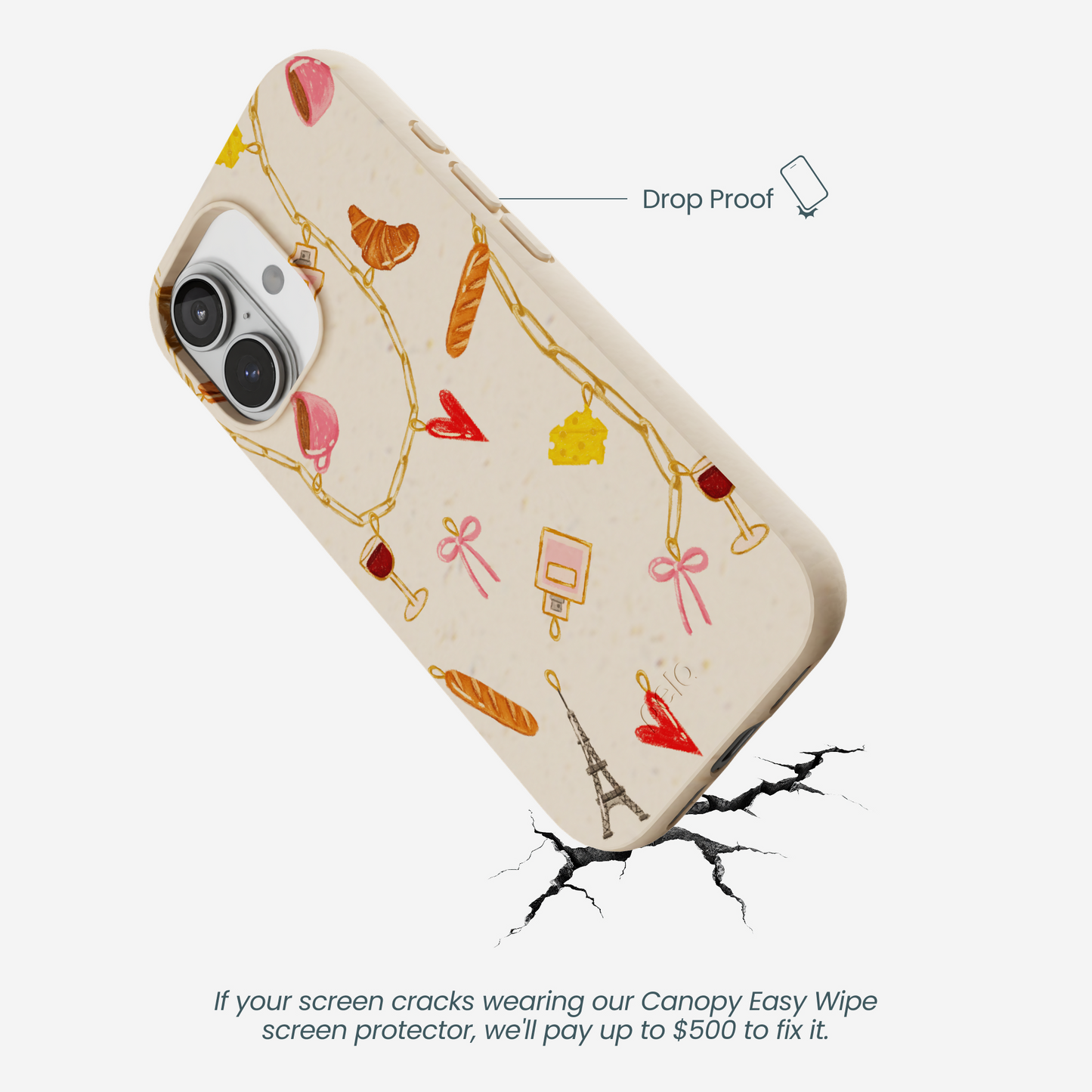 Seashell City of Love iPhone 17 Case