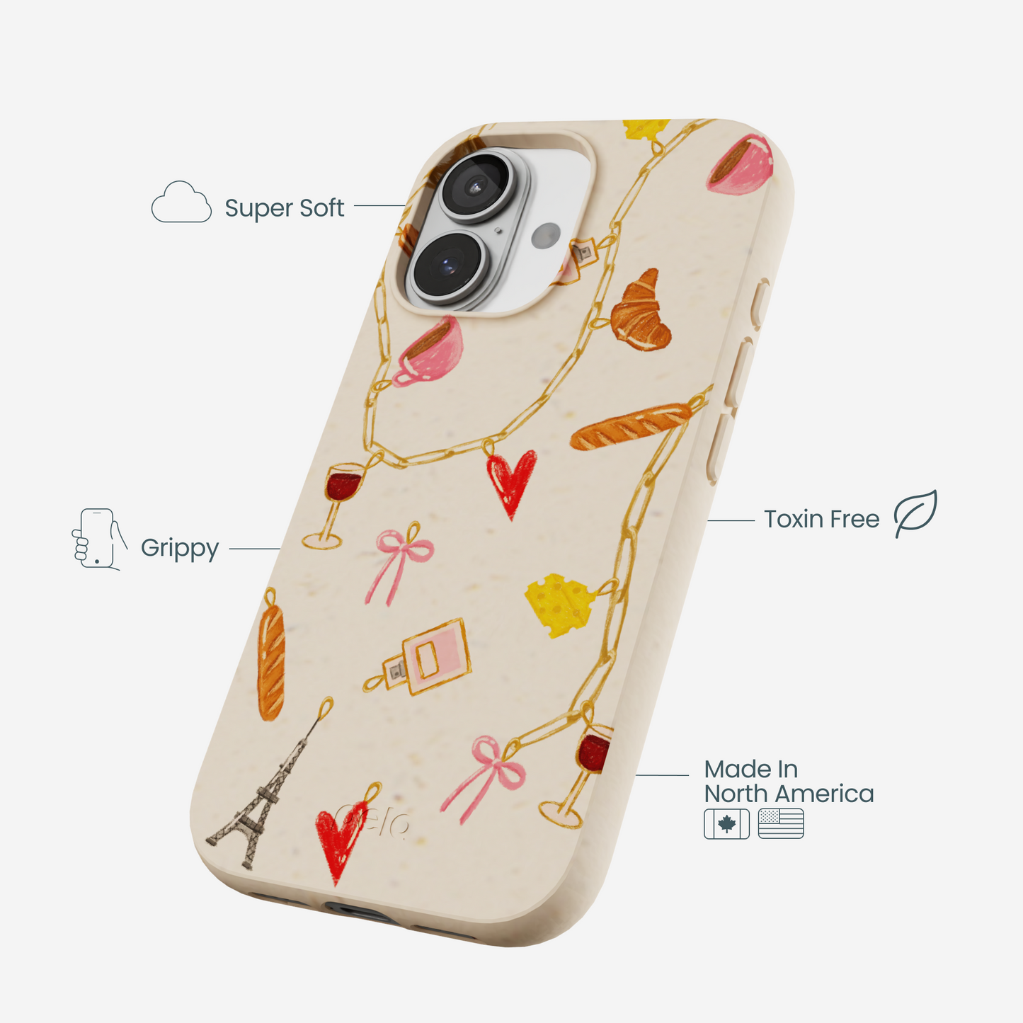 Seashell City of Love iPhone 17 Case