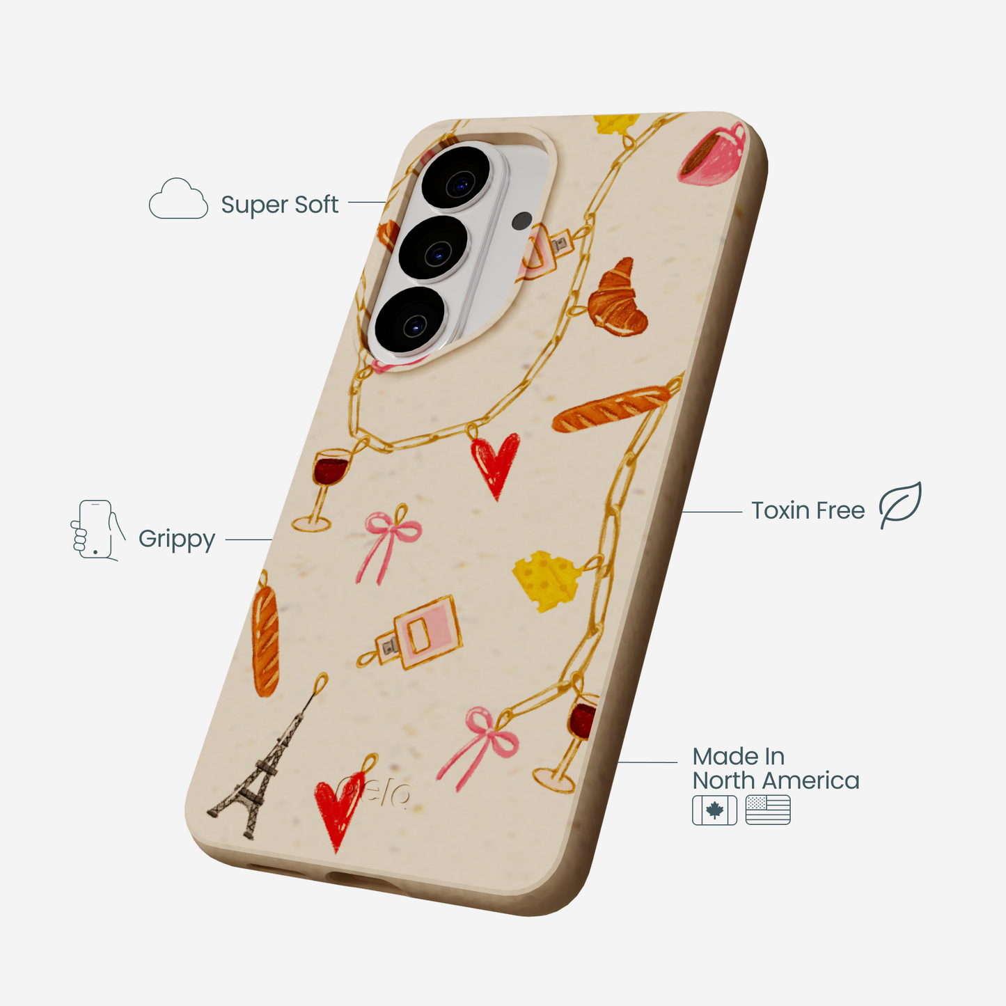 Seashell City of Love Samsung Galaxy S26 Case