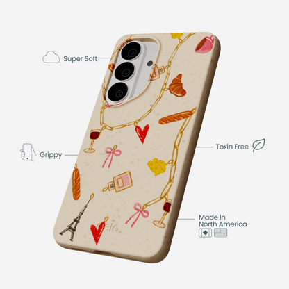 Seashell City of Love Samsung Galaxy S26 Case