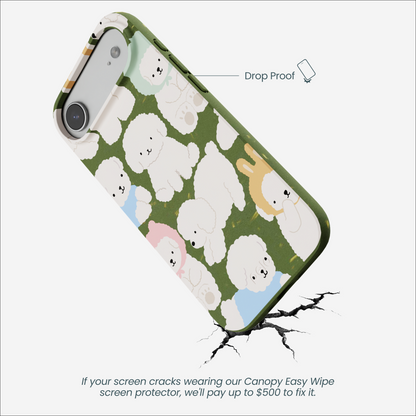 Forest Floor Cloud Poodles iPhone Air Case