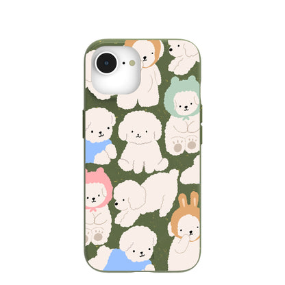 Forest Floor Cloud Poodles iPhone 16e/17e Case