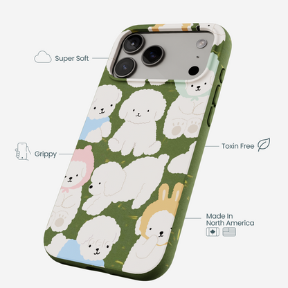 Forest Floor Cloud Poodles iPhone 17 Pro Max Case