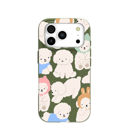 Forest Floor Cloud Poodles iPhone 17 Pro Case