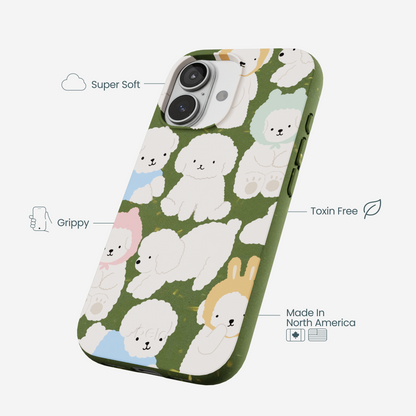 Forest Floor Cloud Poodles iPhone 17 Case