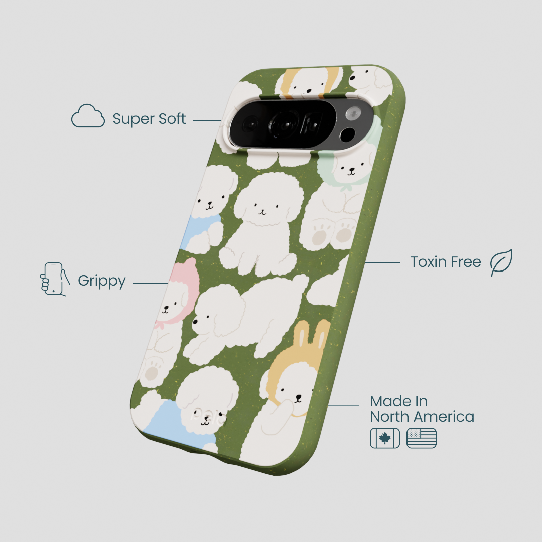 Forest Floor Cloud Poodles Google Pixel 10/10 Pro Case