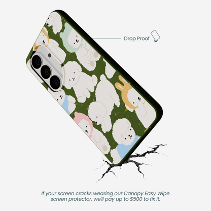Forest Floor Cloud Poodles Samsung Galaxy S26 Case