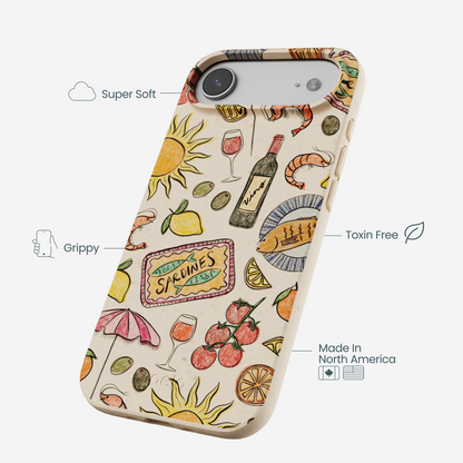 Seashell Coastal Bites iPhone Air Case