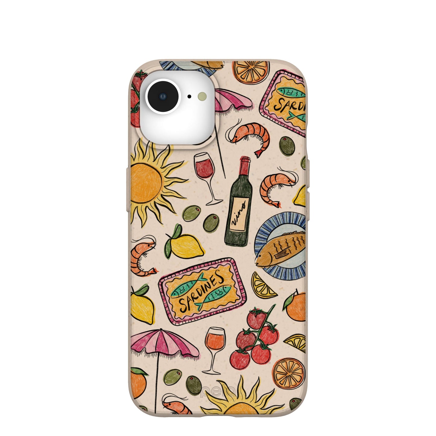 Seashell Coastal Bites iPhone 16e/17e Case