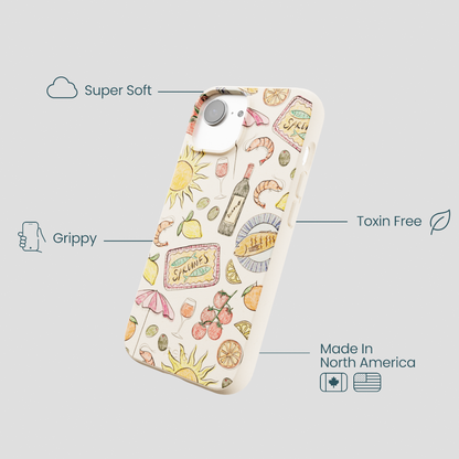 Seashell Coastal Bites iPhone 16e/17e Case