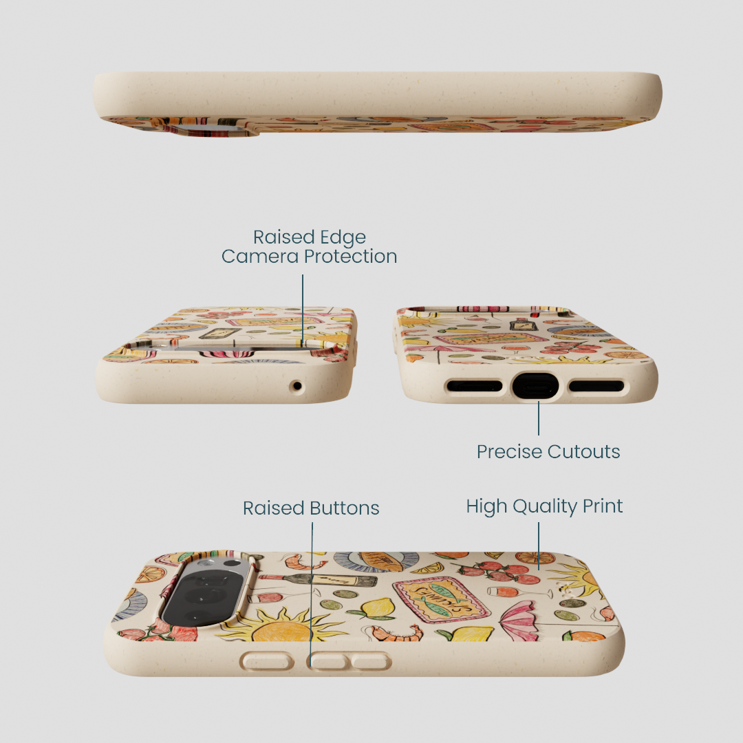 Seashell Coastal Bites Google Pixel 10/10 Pro Case