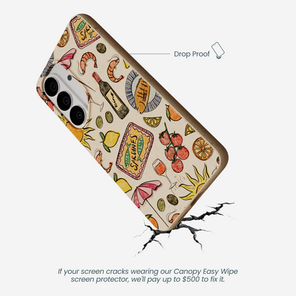 Seashell Coastal Bites Samsung Galaxy S26 Case