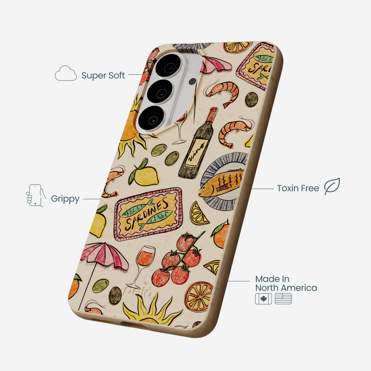 Seashell Coastal Bites Samsung Galaxy S26 Case