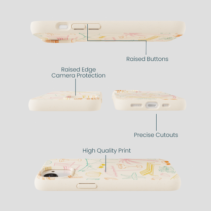 Seashell Coastal Club iPhone 16e/17e Case