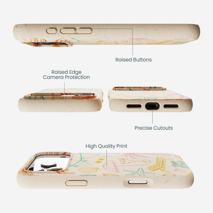 Seashell Coastal Club iPhone 17 Pro Max Case