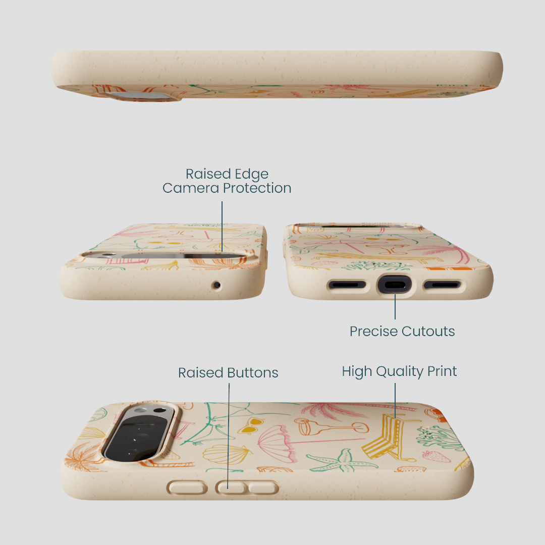 Seashell Coastal Club Google Pixel 10 Pro XL Case