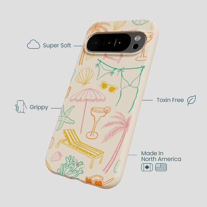 Seashell Coastal Club Google Pixel 10 Pro XL Case