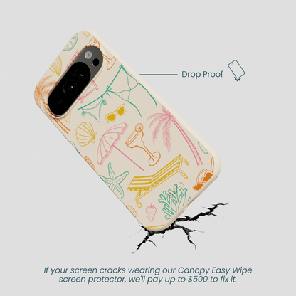 Seashell Coastal Club Google Pixel 10/10 Pro Case